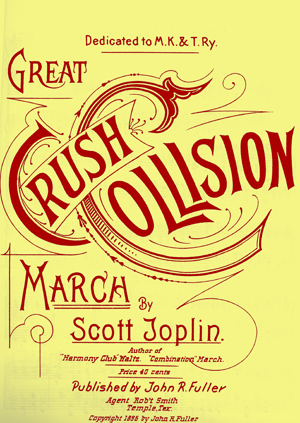 Great Crush Collision March Sheet Music (1896)